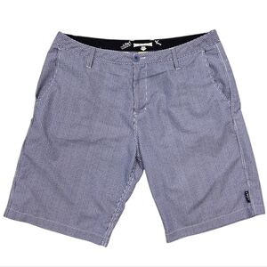 Lost Seaworthy Board Shorts Swim Surf Beach Striped Blue White 36x10 Size 36